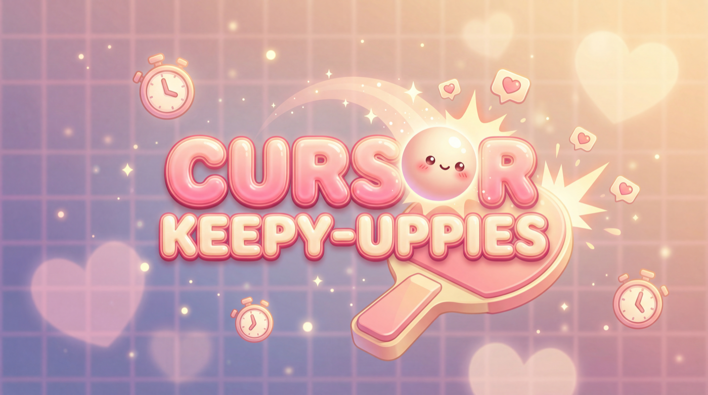 Cover image for Cursor Keepy-Uppies, a simple arcade game with a paddle and ball