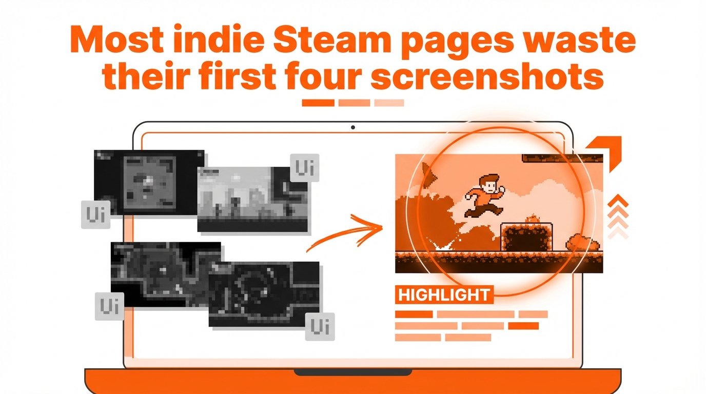 Most Indie Steam Pages Waste Their First Four Screenshots